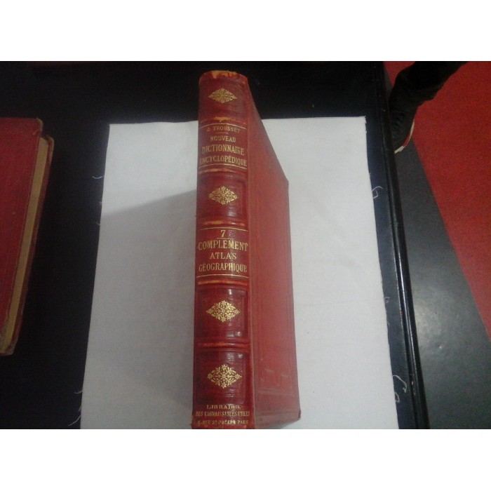ATLAS  GEOGRAPHIQUE  - TROUSSET - editie circa 1900